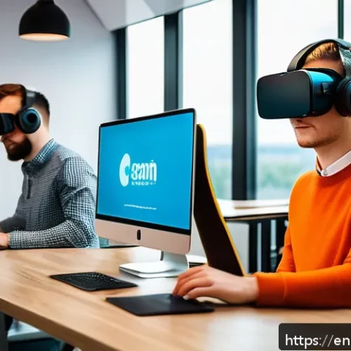 Home 30 벨라루스 노동시장과 평균 월급 - A modern co-working space in Minsk bustling with young professionals working on laptops and collabor...